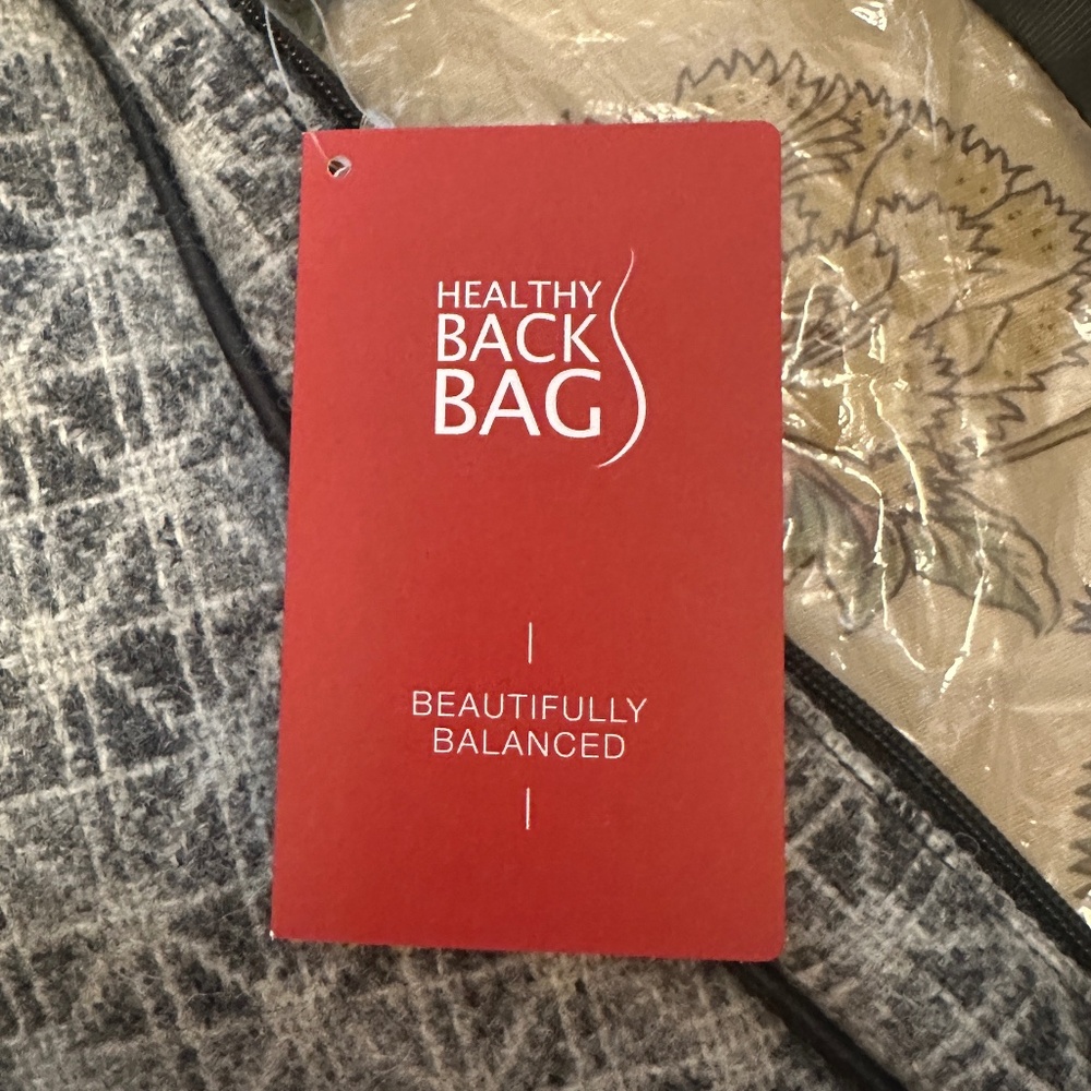 NWT AmeriBag Healthy Back Bag 17" wool special edition bag w/leather strap - Picture 3 of 13